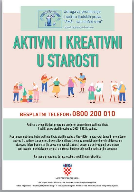 Uspješno proveden program “Aktivni i kreativni u starosti” u 2024. godini
